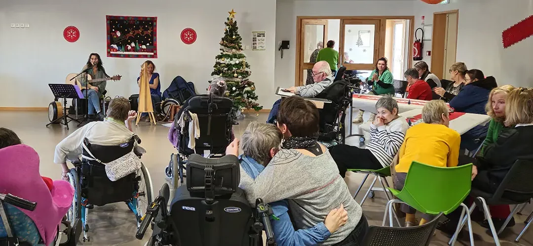 Fête de noël à la Mas des écrins