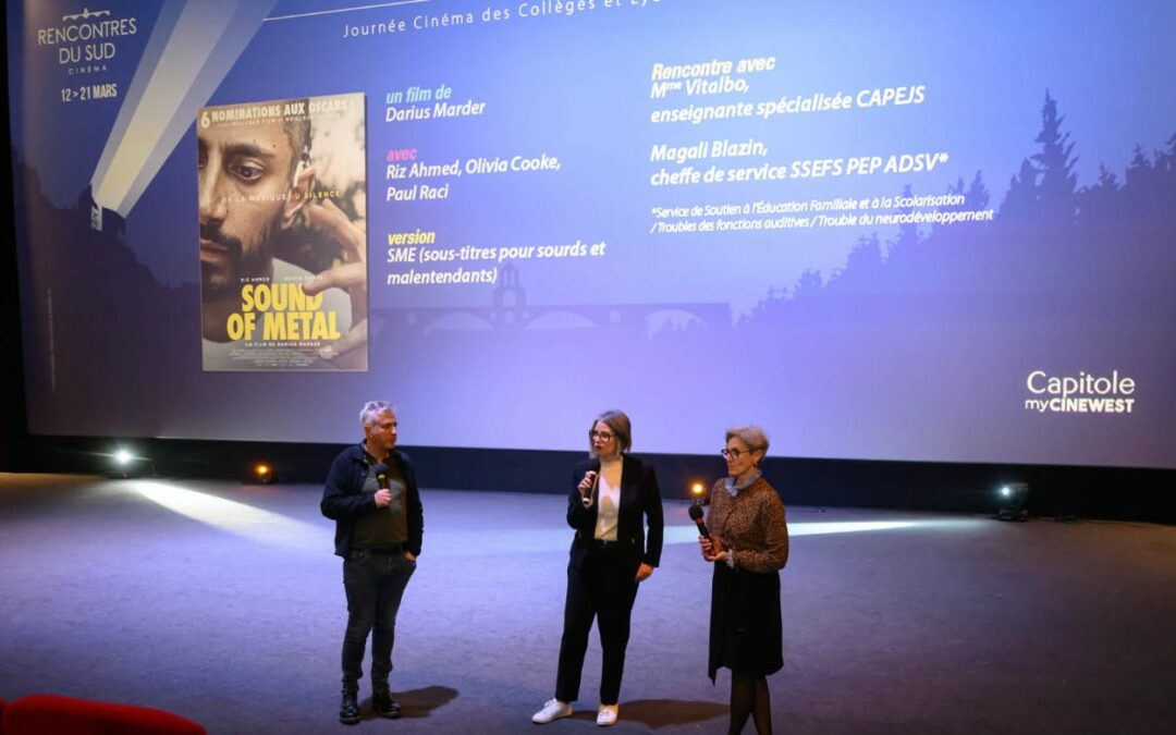 Le SSEFS PEP ADSV aux rencontres cinématographiques du Sud – 150 jeunes sensibilisés à la surdité